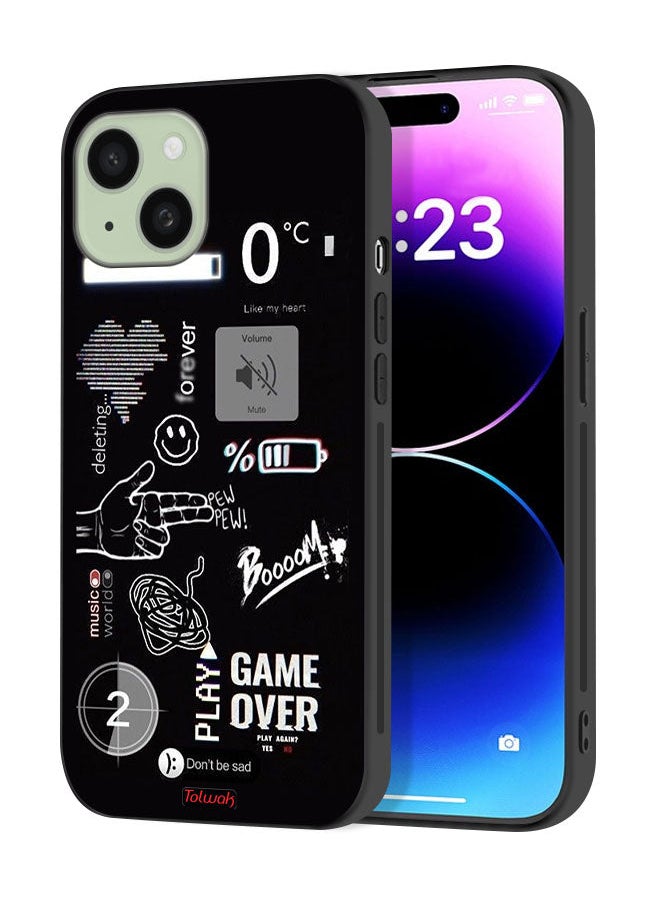 Tolwak - Apple iPhone 15 Plus Protective Case Cover Game Over Pew Pew - Image 1