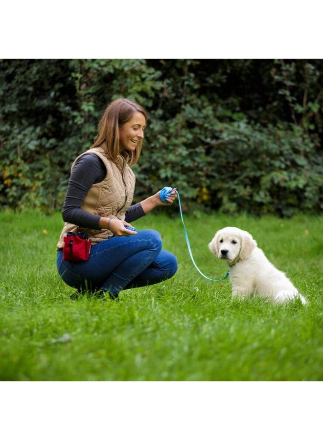 Company of Animals Company of Animals Treat Bag, Red, Zipped Pockets & Drawstring, Clips on Belt, Waistband or Pocket, Waterproof Treats Pouch, Ideal for Dog Walking & Puppy Training - Image 4