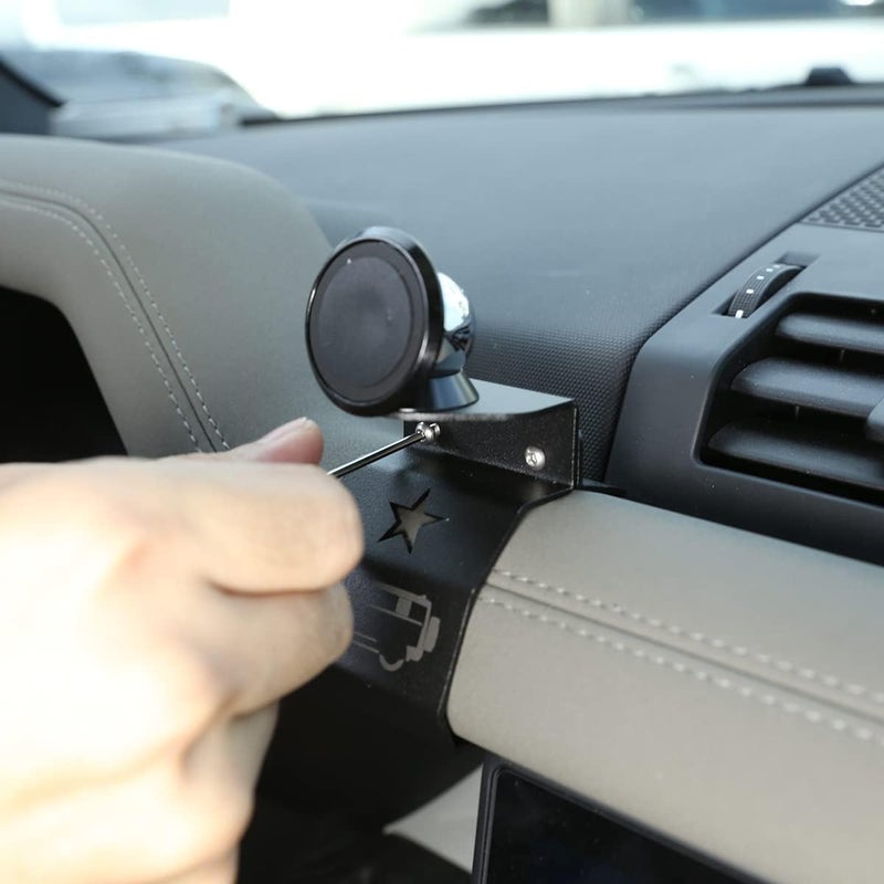 YIWANG Aluminum Alloy Dashboard Mobile Phone Holder for Land Rover Defender - Image 4