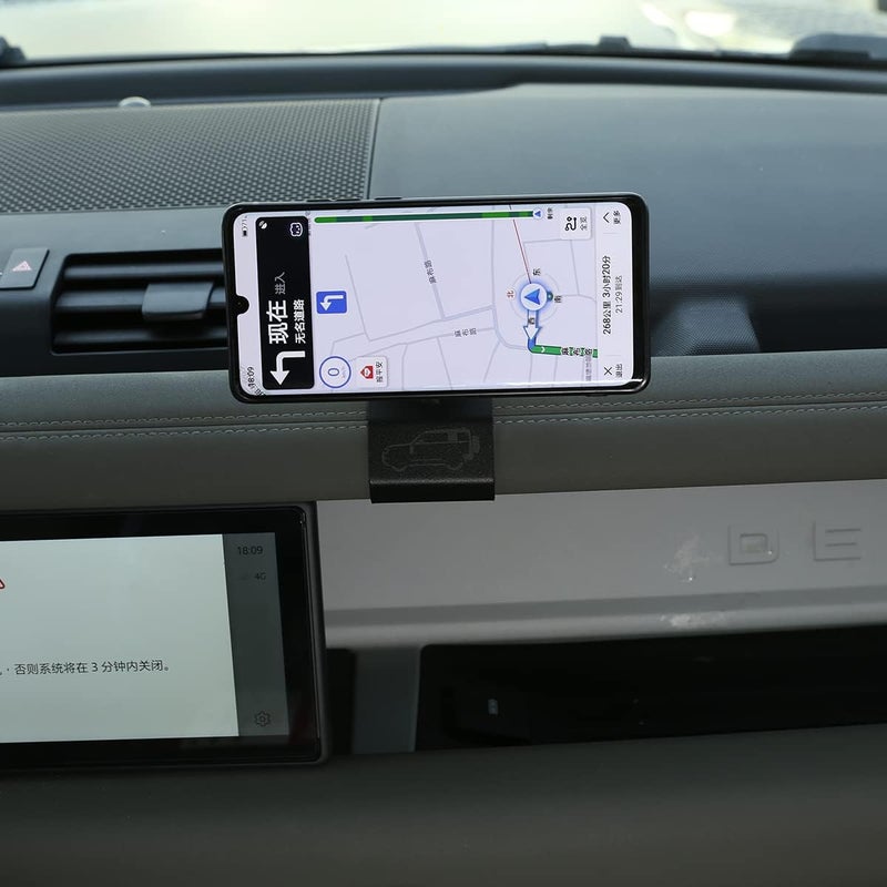 YIWANG Aluminum Alloy Dashboard Mobile Phone Holder for Land Rover Defender - Image 2