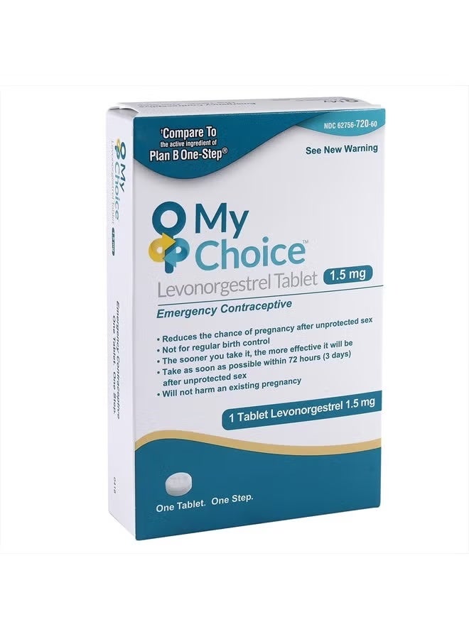 Ohm My Choice Emergency Contraceptive 1 Tablet - Image 1