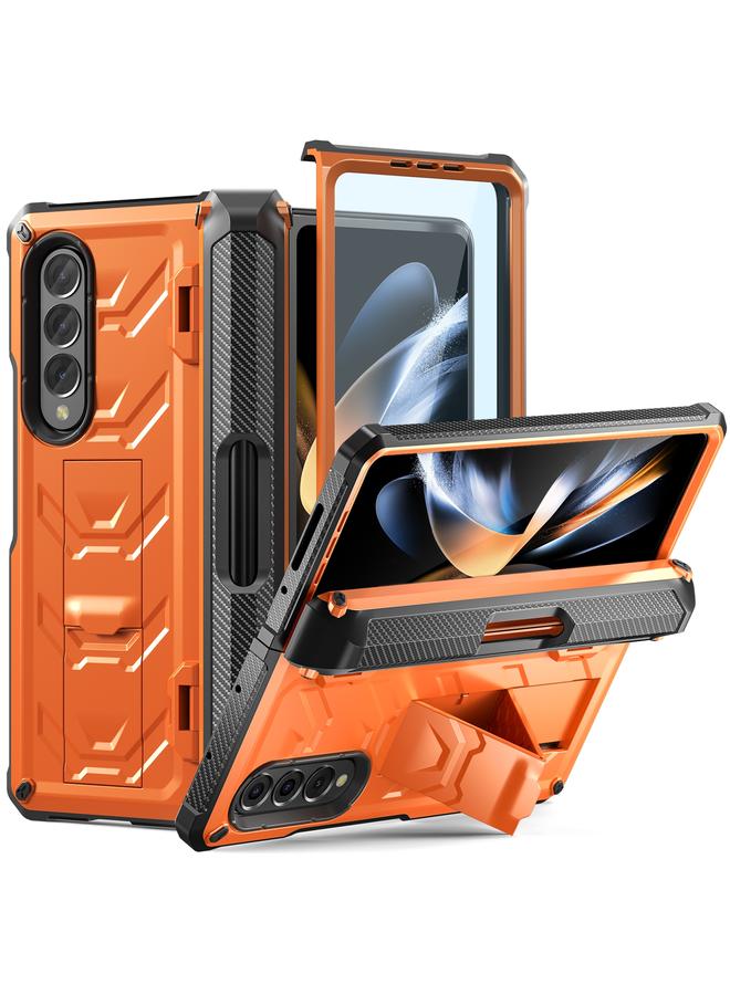 اس-توب جراب لهاتف Samsung Galaxy Z Fold4 5G SM-F936، جراب هاتف قابل للطي مدرع ومضاد للصدمات وشامل - Image 1