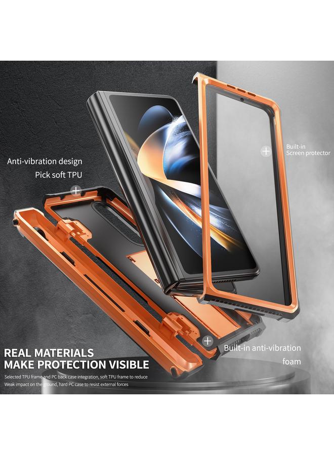 اس-توب جراب لهاتف Samsung Galaxy Z Fold4 5G SM-F936، جراب هاتف قابل للطي مدرع ومضاد للصدمات وشامل - Image 5