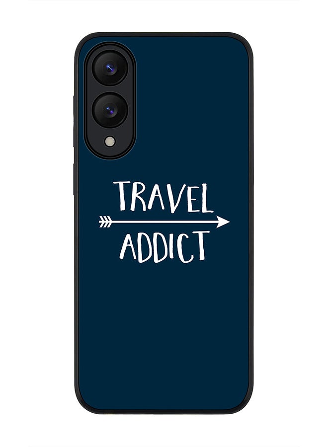 Stylizedd For Samsung Galaxy S25 Edge Case,Slim fit Camera Protection, Shockproof Thin Phone cover  - Travel Addict