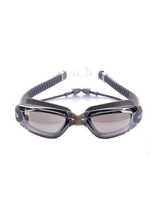NIBEMINENT Anti-Fog Swimming Goggles With Cap And Ear Plugs Nose Clip  - Image 3