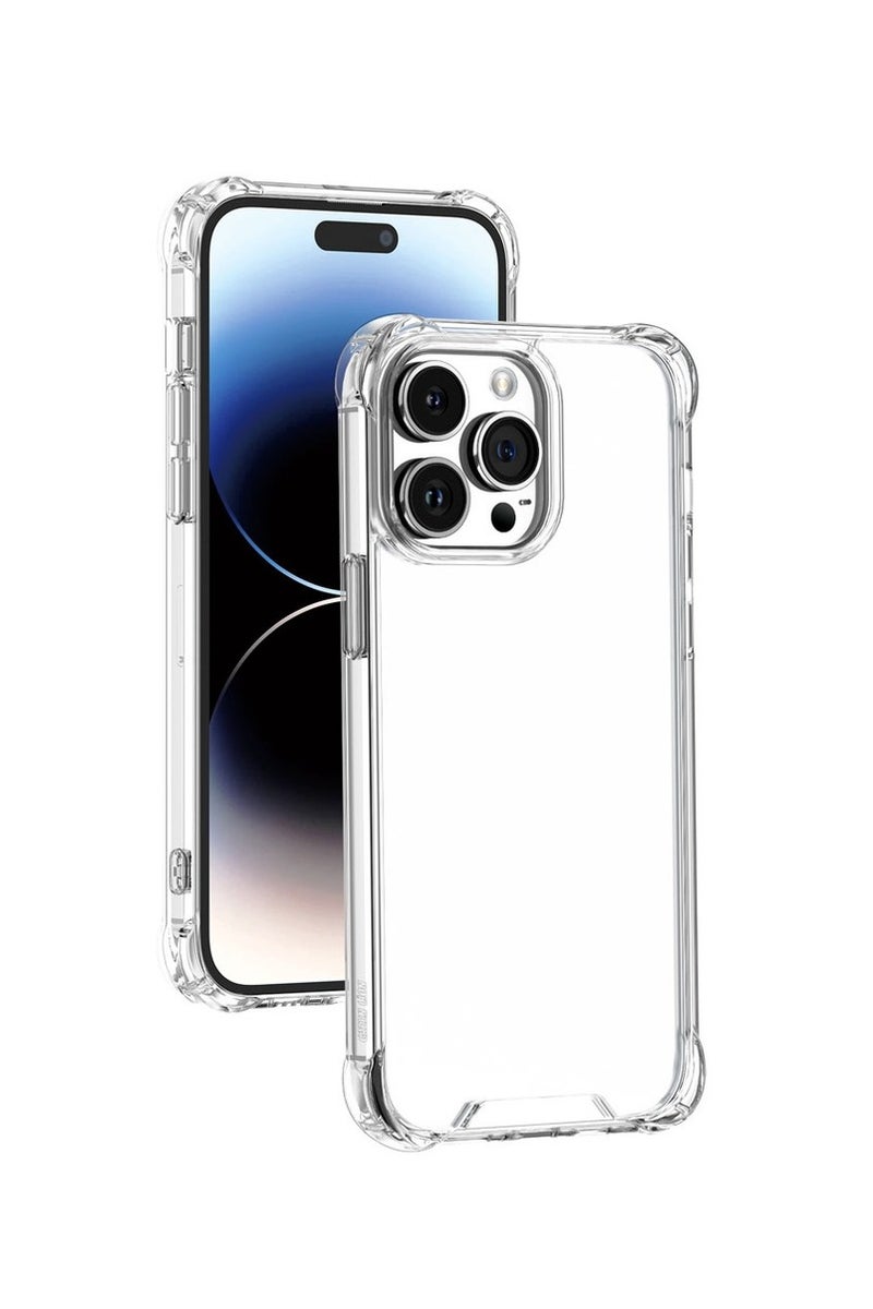 كايس كلوب جراب iPhone 14 Pro (3 قطع) | أغطية رفيعة مقاومة للصدمات | سيليكون ناعم فاخر، شفاف، متوافق مع MagSafe - Image 4