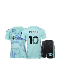 M MIAOYAN M MIAOYAN Miami International Jersey No. 10 Messi Away Major League Soccer Football Jersey Set  - Image 2