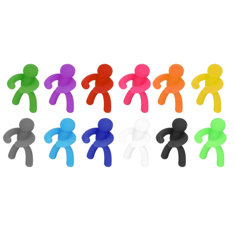 Silicone Wine Glass Marker Drinking Glass Identification Labels Tag Signs for Party Supplies24pcs - Image 3