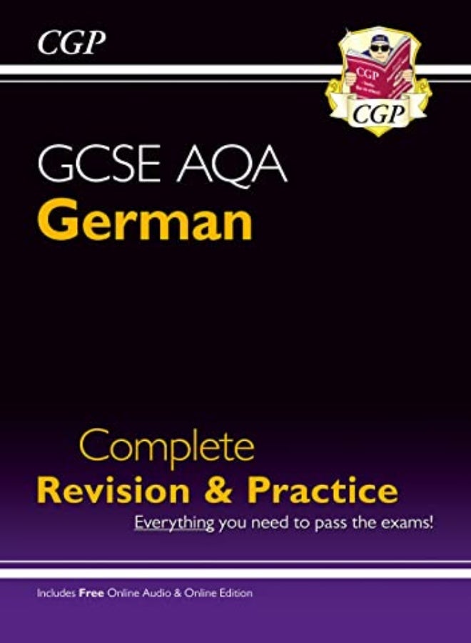 Gcse German Aqa Complete Revision & Practice: with Online Edition & Audio (For exams in 2025) (Cgp Aqa Gcse German) -- Multiple-component retail produ