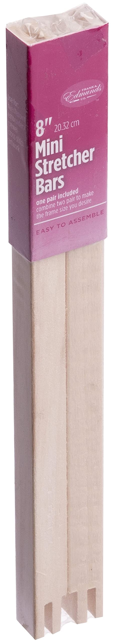 Edmunds 2008 Mini Stretcher Bars for Needle Art, 8 by 1/2-Inch - Image 1