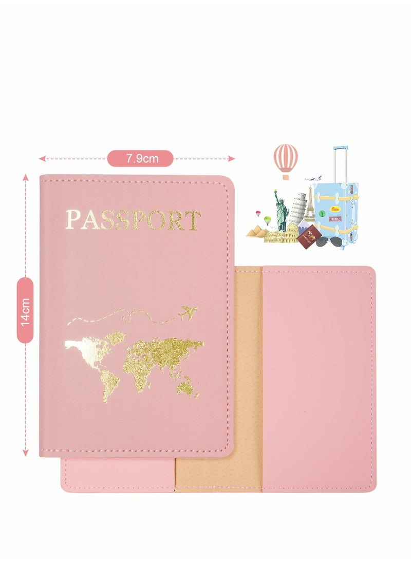 Y&D Luggage Tags, 2 Pcs Airplane Passport Covers and Luggages, Holder Travel Suitcase Tag Case Organizer, Bag Labels  - Image 2