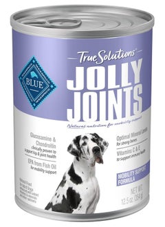 True Solutions Jolly Joints Natural Mobility Support Adult Wet Dog Food, Chicken 12.5Oz Cans (Pack Of 12)