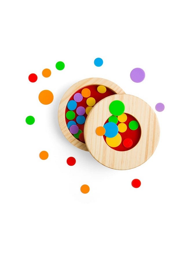 Bigjigs Toys, Tiddlywinks Game, Wooden Toys, Tiddly Winks, Board Games, Travel Games for Kids, Pocket Money Toys, Traditional Games, Board Games for Families - Image 2