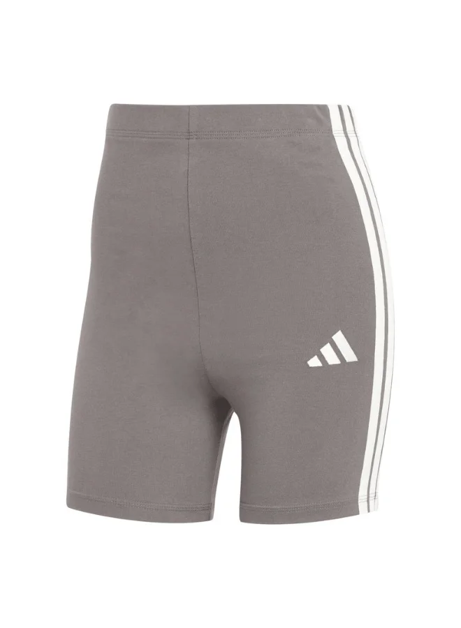 Adidas essentials 3-stripes high waisted biker women leggings