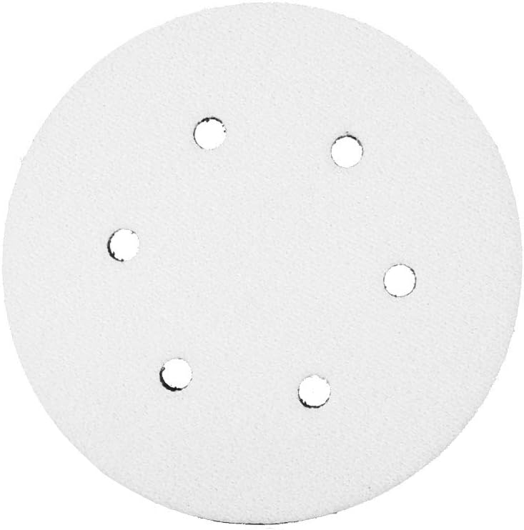 Soft Buffer Sponge Interface Cushion Pad for Sanding Pads, Reduce Vibration Damage, Easy to Install for Pneumatic or Electric Polishing Machine Users (6 inches 6 Holes) - Image 4