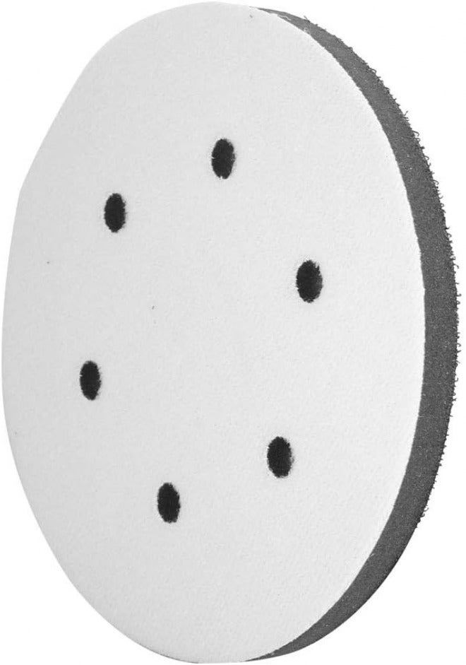 Soft Buffer Sponge Interface Cushion Pad for Sanding Pads, Reduce Vibration Damage, Easy to Install for Pneumatic or Electric Polishing Machine Users (6 inches 6 Holes) - Image 5