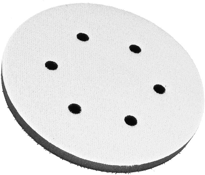 Soft Buffer Sponge Interface Cushion Pad for Sanding Pads, Reduce Vibration Damage, Easy to Install for Pneumatic or Electric Polishing Machine Users (6 inches 6 Holes) - Image 2