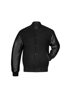 Generic Unisex Varsity Jacket - Premium Quality, Multiple Color Combinations - Retro Style College Jacket for Men & Women  - Image 3