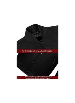 Generic Unisex Varsity Jacket - Premium Quality, Multiple Color Combinations - Retro Style College Jacket for Men & Women  - Image 5