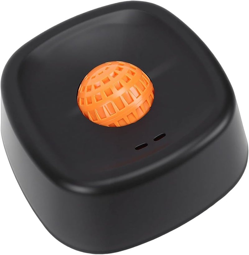 Black Slow Feeder Bowl With Rolling Ball For Dogs Promotes Healthy Digestion - Image 1
