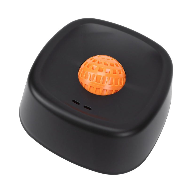 Black Slow Feeder Bowl With Rolling Ball For Dogs Promotes Healthy Digestion - Image 3