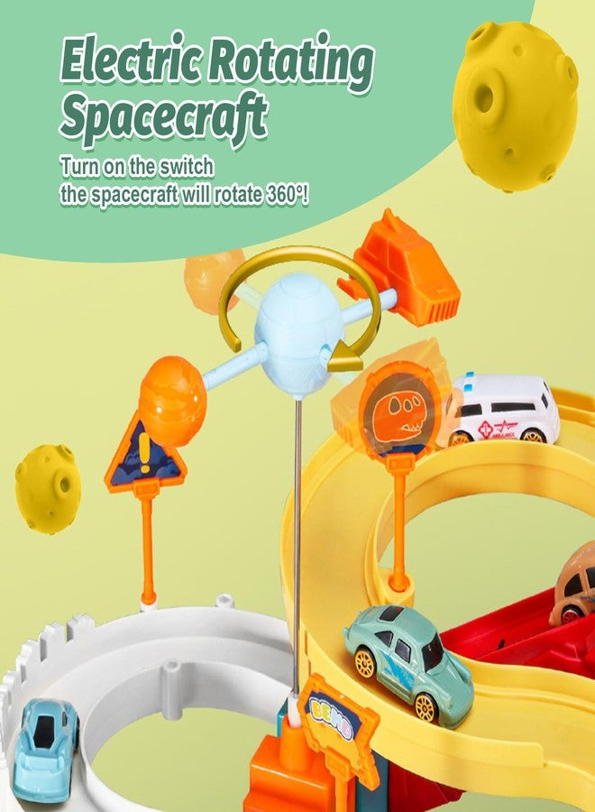 Joonly Race Track Car Toy for Kids Dinosaur Adventure Vehicle Playset with 5 Mini Cars & Road Map Race Car Track Toys Educational Toy for 3 4 5 6 7 Year Old Boys Girls - Image 5