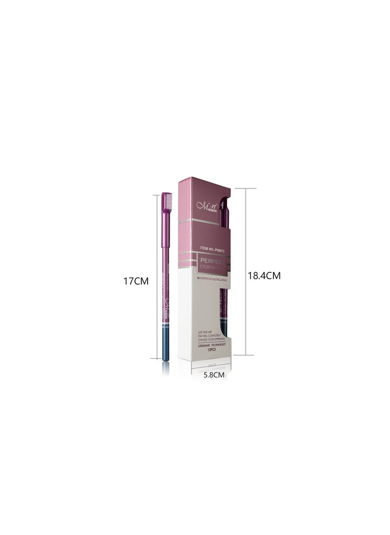Mn - Eyebrow Pencil 12-Piece - Image 1