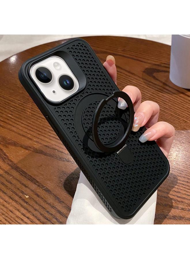 S-TOP Case For iPhone 14 Plus Hollow Cooling Magsafe Phone Case with Holder - Image 1