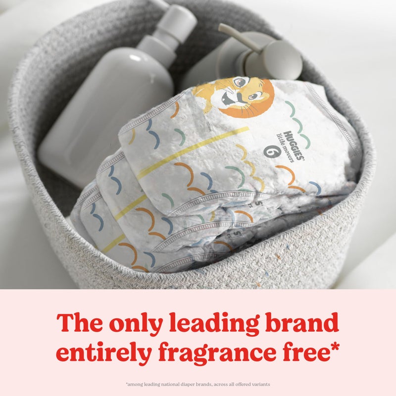 HUGGIES حفاضات هاجيز حجم 8، حفاضات الأطفال المتحركين، حجم 8 (46+ رطل)، 38 قطعة - Image 3