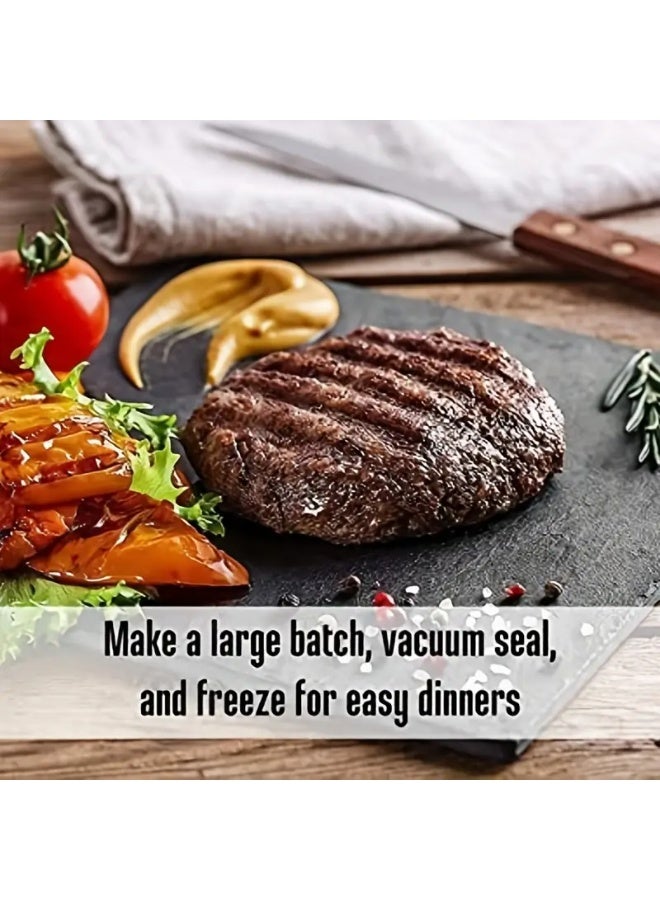 Heavy-Duty Metal Burger Press & Pizza Maker – Adjustable Thickness, Multi-Use for Patties, Sausages, Crab Cakes – Ideal for Home & Commercial Kitchens - Image 3