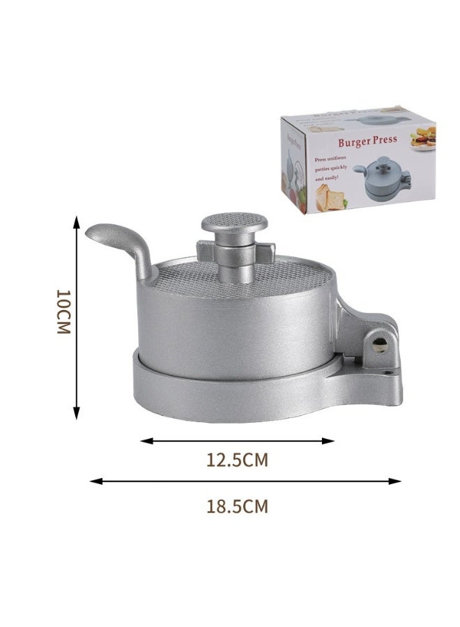 Heavy-Duty Metal Burger Press & Pizza Maker – Adjustable Thickness, Multi-Use for Patties, Sausages, Crab Cakes – Ideal for Home & Commercial Kitchens - Image 2