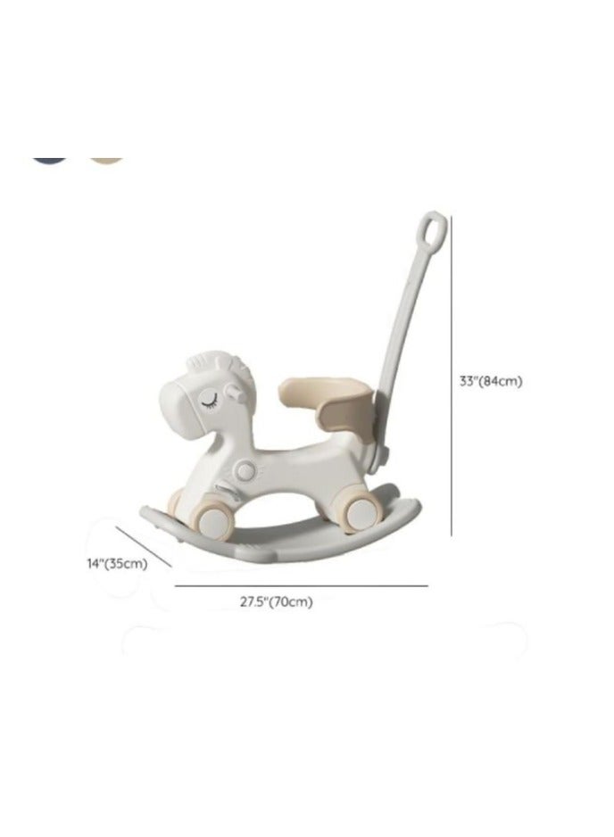 2 in 1 Rocking Horse Ride-On Toy for Toddlers Indoor Outdoor, Removable Rocking Horse Ride-on Toy for Toddlers Rocking Horse for Toddlers  - Image 4