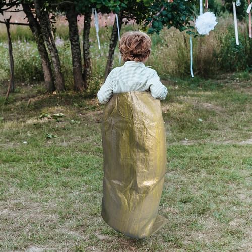 warmfarm Potato Sack Race Bags,24"x40" Outdoor Lawn Games for adults and kids,large Gunny Sacks Burlap Bags,Suitable for Outdoor Sports Games, Birthday Parties, Outdoor Family Gatherings, Barbecues (10 Pack) - Image 4