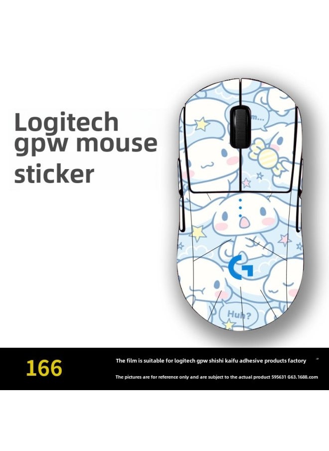 Generic - Anti-slip Mouse Stickers Logitech GPW One Or Two Generation GPROX Special All-inclusive Sweat-absorbent Anti-sweat Hand Stickers Lizard Skin-Color:GPW Second Generation ] - Image 1