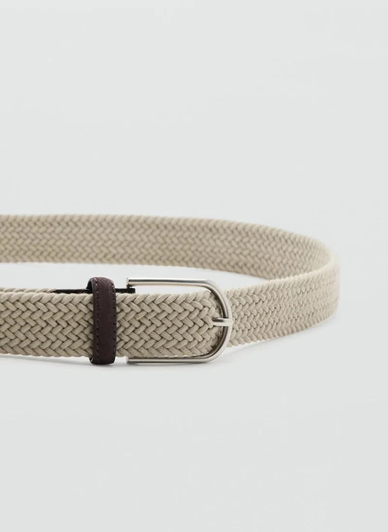 Mango Man Braided Elastic Belt