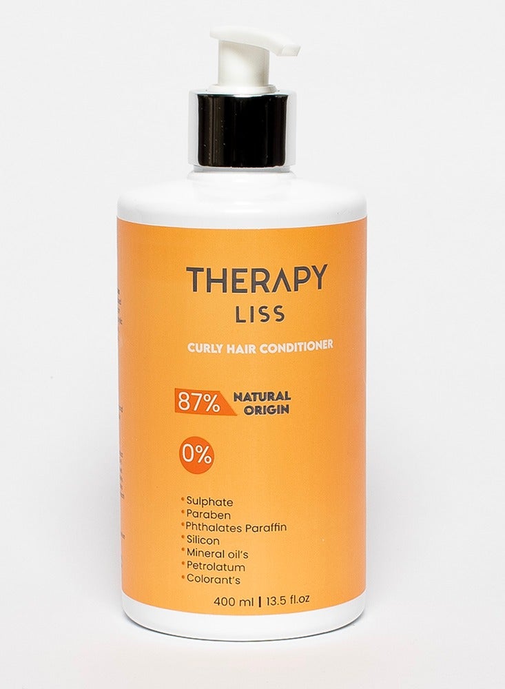 SulfateFree Conditioner for Curly Hair by Therapy Liss  400ml