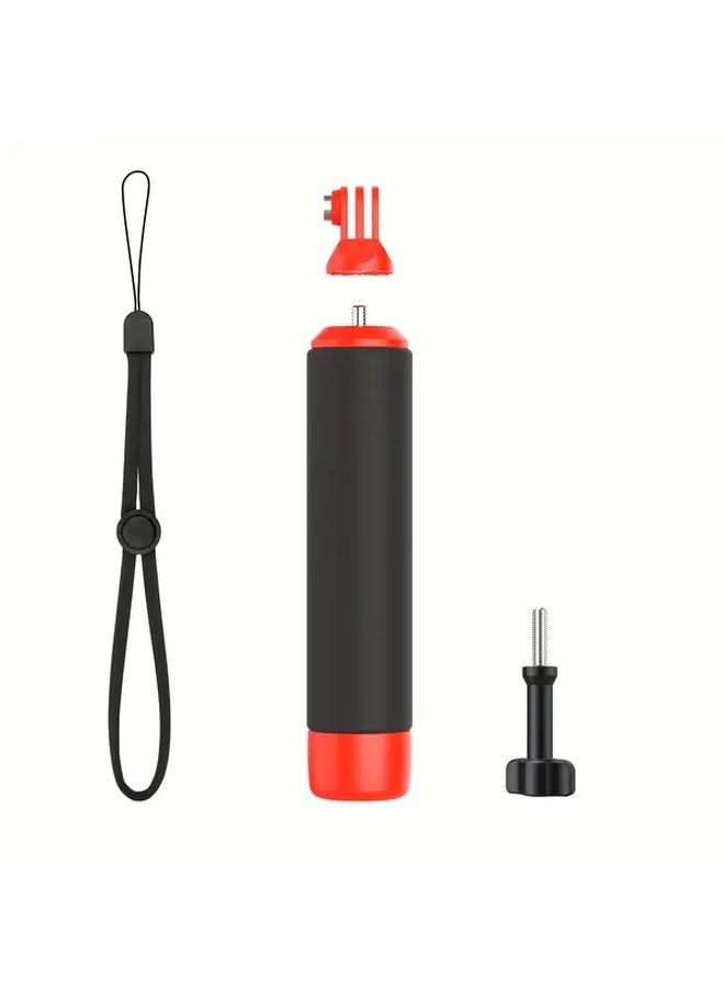 Black Orange Floating Stick For Diving With Non Slip Grip 1 4 Screw Selfie Stick For Gopro Hero 13 12 Insta360 Dji Action 5 Pro - Image 2