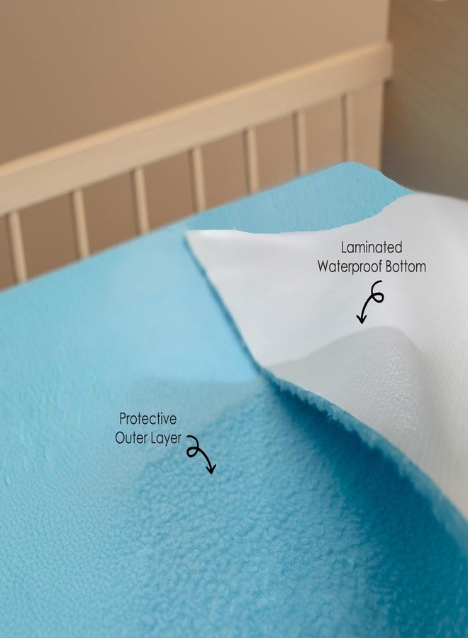 BabyMoo Changeable Dry Sheet I Water-Resistant Bed Protector Sheet I Baby Water Proof Dry Sheet (1, Blue, Medium) - Image 2