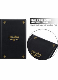 Y&D Coin Collection Book Holder Album for Collectors, 150 Pockets Coins Display Storage Case, Collecting Sleeves Organizer Box Collections Supplies, Money Currency, Pennies, Quarters Black  - Image 5