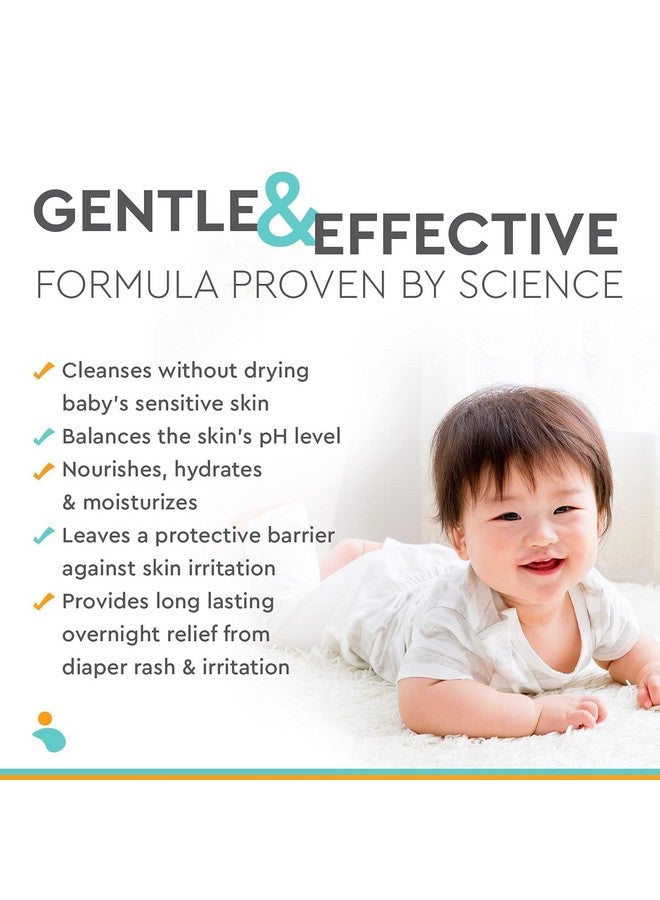 NOLEO Multipurpose Organic Diaper Care - EWG Verified (8oz) - Baby Cleanser, Lotion Unscented Unfragranced - Replace Zinc Oxide Diaper Rash Cream - Rash Ointment to Protect Skin - Image 2