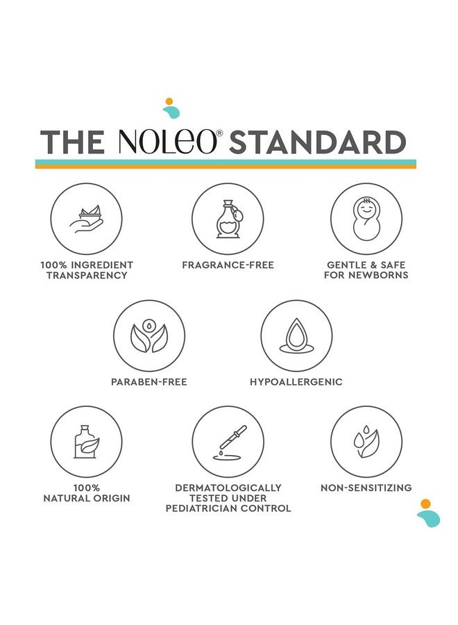 NOLEO Multipurpose Organic Diaper Care - EWG Verified (8oz) - Baby Cleanser, Lotion Unscented Unfragranced - Replace Zinc Oxide Diaper Rash Cream - Rash Ointment to Protect Skin - Image 4