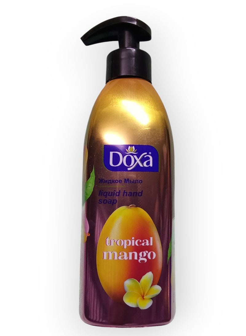 DOXA Liquid Hand Washing Soap with Mango Scent, 340 ml