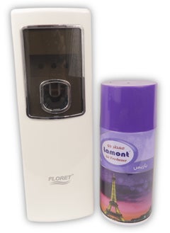 Floret Air Freshener Device with Scented Spray 