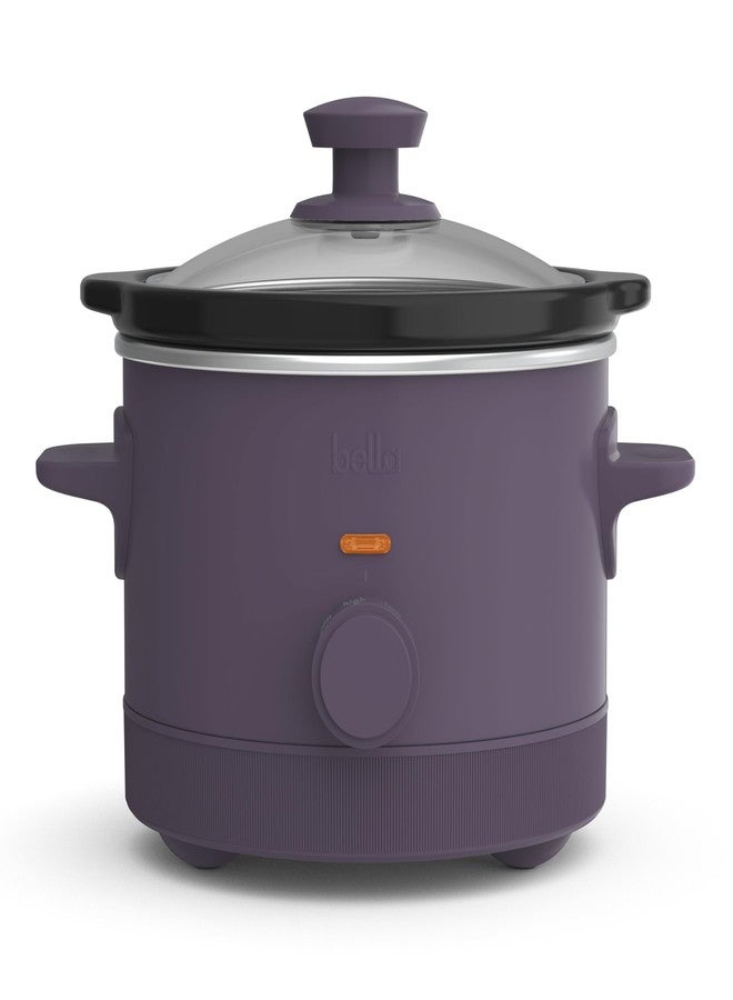Bella 1.5 QT slow cooker, plum - Image 1