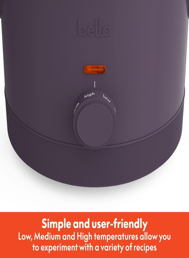 Bella 1.5 QT slow cooker, plum - Image 2