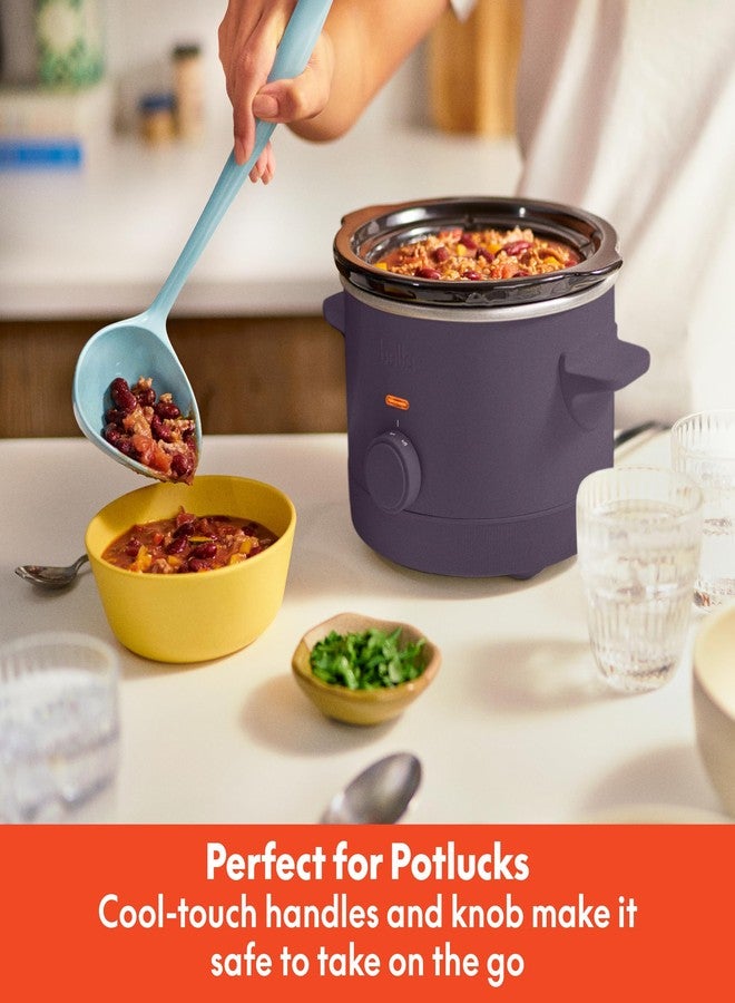 Bella 1.5 QT slow cooker, plum - Image 4