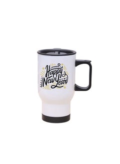 PRINTSHOP4ME Happy New Year Design Printed Travel Mug With New Year Theme Suitable Gift For Family And Friends And Special Person  - Image 1