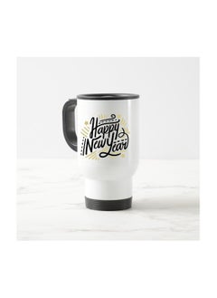 PRINTSHOP4ME Happy New Year Design Printed Travel Mug With New Year Theme Suitable Gift For Family And Friends And Special Person  - Image 2