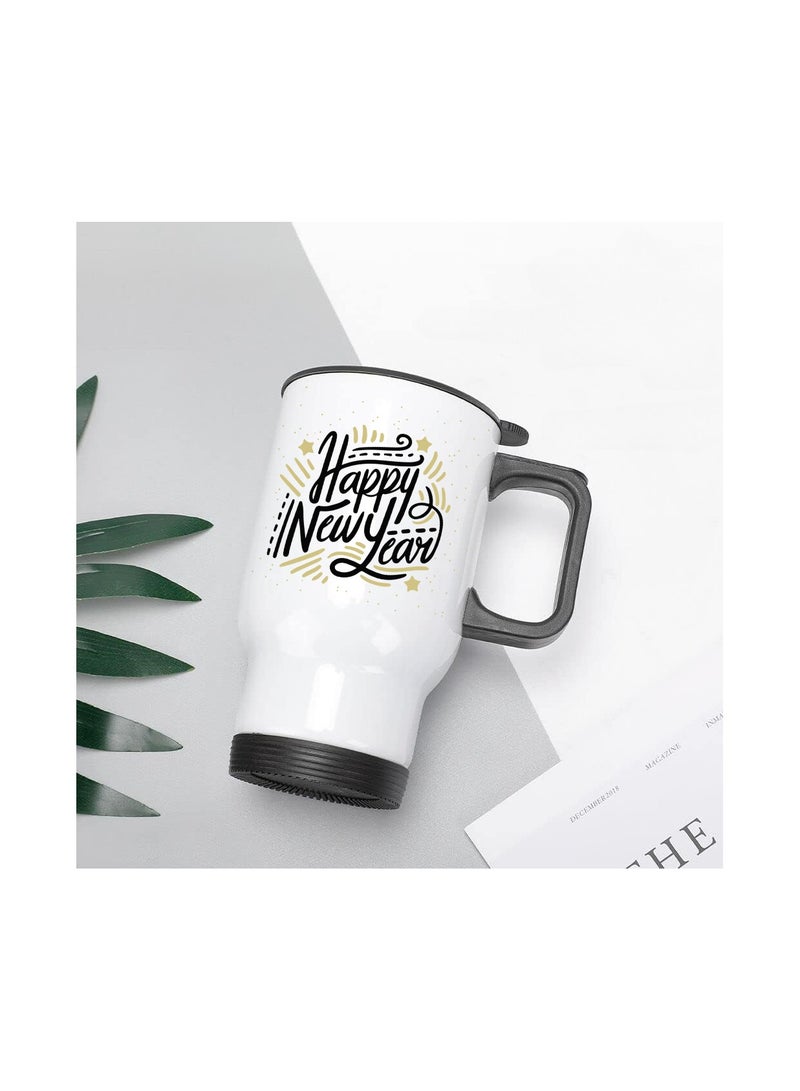 PRINTSHOP4ME Happy New Year Design Printed Travel Mug With New Year Theme Suitable Gift For Family And Friends And Special Person  - Image 4