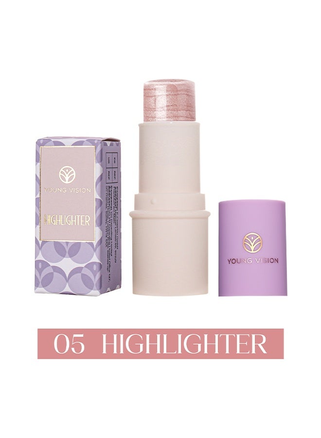 YOUNG VISION HIGHLIGHTER - Moisture and Lightweight Highlighters Makeup Stick - Blendable and Smooth for Women - Image 2